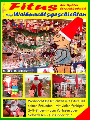 cover image of Fitus, der Sylter Strandkobold--Meine Weihnachtsgeschichten mit vielen farbigen Bildern